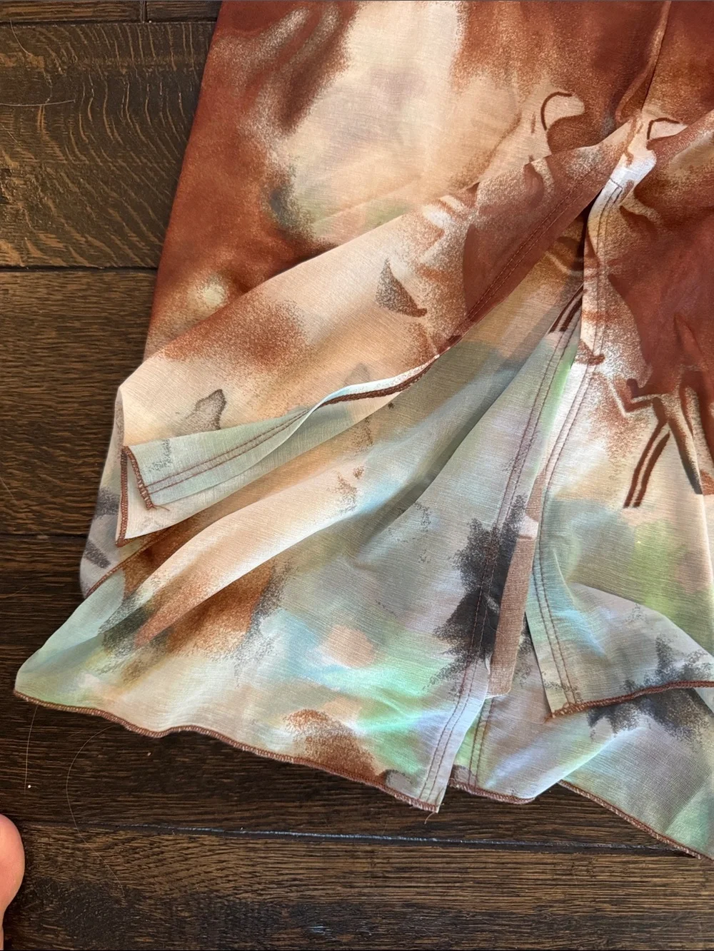 Free people, lightweight midi skirt XS